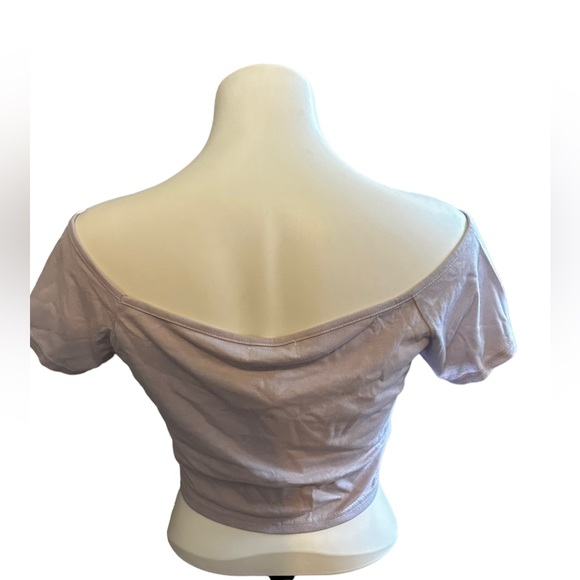 OFF the  shoulder crop top - Picture 4 of 6